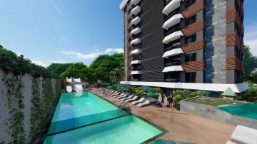 Alanya Mahmutlar  Mahallesinde  Satılık  2+1  Daire