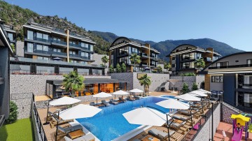 Alanya Tepe'de Vatandaşlığa Uygun 4+1 Satılık Daire