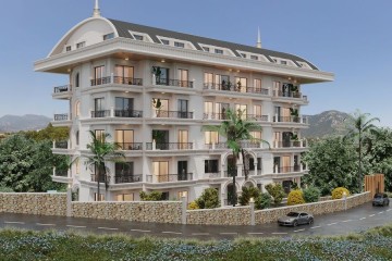 Alanya Tosmur Mare Life Sitesinde 1+1 Satılık Yeni Daire